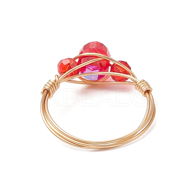 Glass Finger Rings RJEW-JR00925-01-1