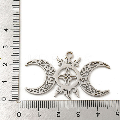 Non-Tarnish 304 Stainless Steel Pendants STAS-P342-06P-1