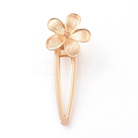 Zinc Alloy Alligator Hair Clip Findings PALLOY-E564-33MKCG-1