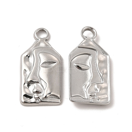 Non-Tarnish 304 Stainless Steel Pendants STAS-I671-15P-1