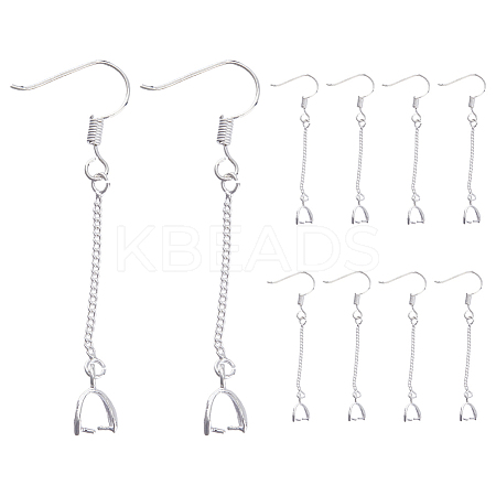 DICOSMETIC 20 Pairs Brass Earring Hooks KK-DC0002-73-1