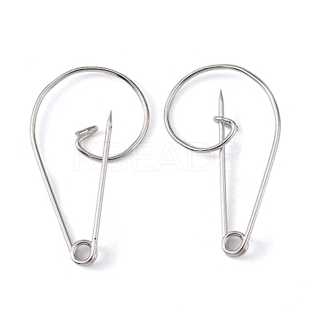 Iron Brooch Findings X-IFIN-K028-01P-1