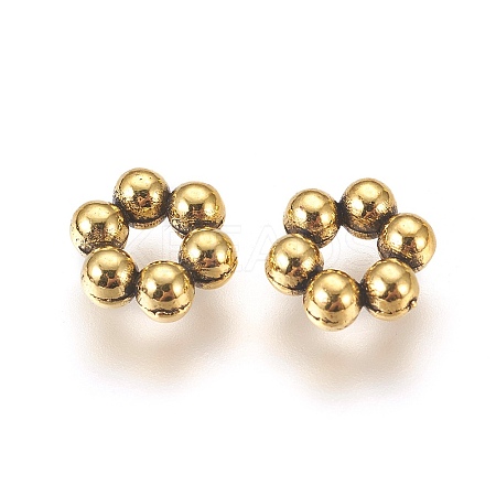 Tibetan Style Spacer Beads LS-GLFH267Y-NF-1
