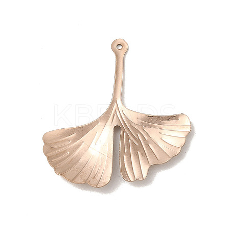 304 Stainless Steel Pendants Ion Plating(IP) STAS-P363-09RG-1
