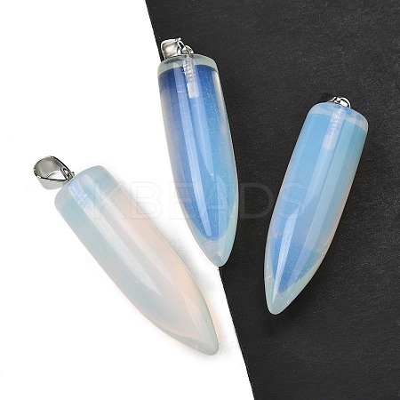 Opalite Pointed Pendants G-F820-12C-1