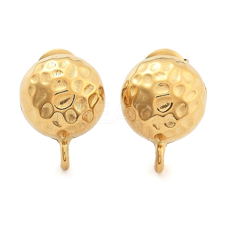 304 Stainless Steel Stud Earring Findings for Women EJEW-M068-04G-1