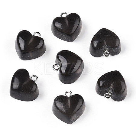 Transparent Resin Pendants RESI-R429-30H-1