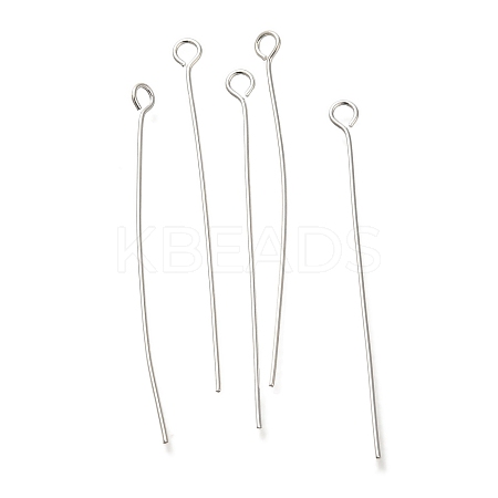 Brass Eye Pins KK-H502-02G-S-1