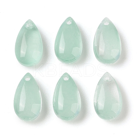 Transparent Glass Charms GLAA-U002-01A-1