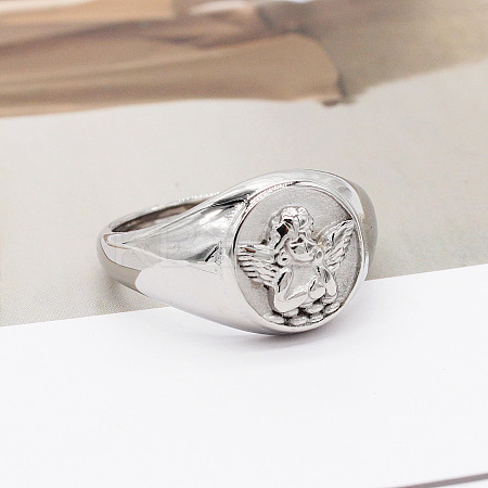 304 Stainless Steel Finger Rings FS-WG635C8-04-1