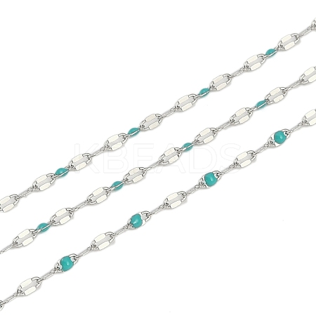Brass Dapped Chains AJEW-Q153-02P-07-1