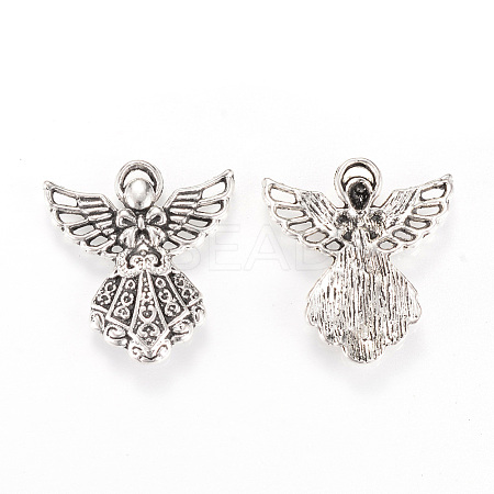 Tibetan Style Alloy Pendants LS-TIBEP-Q063-133AS-RS-1