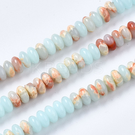 Synthetic Aqua Terra Jasper  Beads Strands G-S366-102A-1
