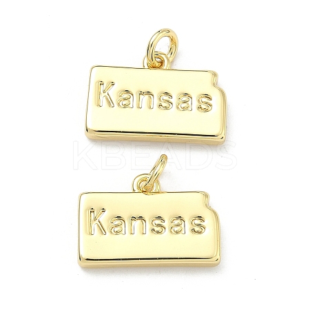 Brass Pendants KK-D229-22O-G-1