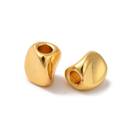 Rack Plating Brass Beads KK-S375-21G-1