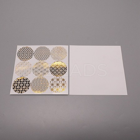 Round Waterproof Paper Gift Tag Stickers DIY-WH0258-84-1