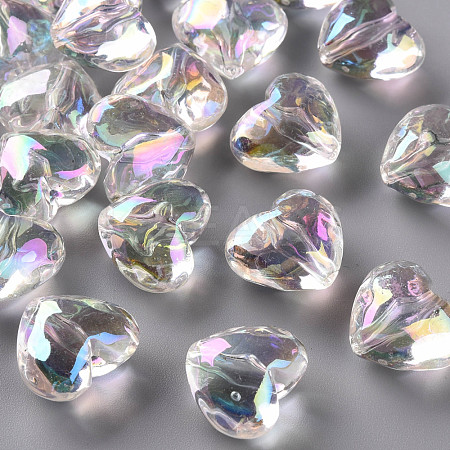 Transparent Acrylic Beads X-TACR-S156-015-1