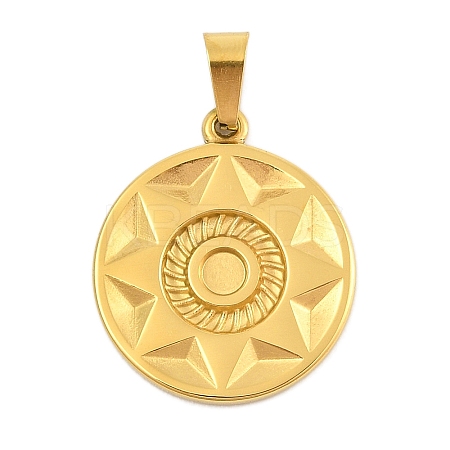 Ion Plating(IP) 304 Stainless Steel Pendant Rhinestone Setting STAS-D112-11G-1