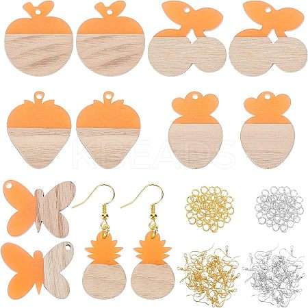 DIY Dangle Earring Making Kits RESI-OC0001-09-1